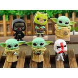 Elifeshop Mandalorian Grogu Baby Yoda Incinerator Stormtrooper Gamorrean Fighter Kylo Ren 6'lı Figür Oyuncak