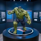 Elifeshop Marvel Avengers Yenilmezler Hulk Özel Stantlı Oyuncak Figür Karakter Masaüstü Biblo Gençlere Hediye - Karışık Çok Renkli
