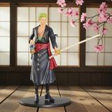 Elifeshop One Piece Roronao Zoro Anime Karakter Figür Oyuncak Koleksiyonluk Dekoratif Biblo 15 Cm. Hediye Seti
