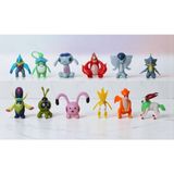 Elifeshop Pokemon Go Plus Anime Versiyon Pikachu 12LI Aksiyon Figür Oyuncak Oyun Koleksiyon Seti 57936
