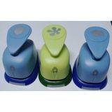 Elifiş Umix Craft And Art U1051KRS Orta Boy Şekilli Delgeç 3lü Set - Mavi - Yeşil