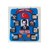 elif'le tasarim keçeden eğitim materyalleri Atatürk Köşesi Panosu Zeminli (keçeden Eğitim Materyali)