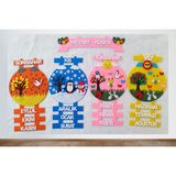 Elifle Tasarım Mevsim Şeridi Köşesi Panosu Çok Renkli Keçeden Eğitim Materyali 105x60 Ölçüler 1 Adet
