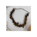 Elifsu Jewelry Kaplan Gözü Taşı Doğal Taş Kırıktaş Bileklik