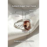 Elifsu Jewelry Zultanit Doğal Taş Yüzük Vintage Tasarım Ayarlanabilir