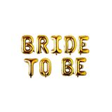 ELİFSÜS Bride To Be Balon Set 35 Cm Gold
