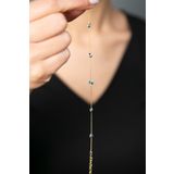 Elika Silver 925 Ayar Altın Kaplama Nazarlı Kadın Gümüş Bileklik