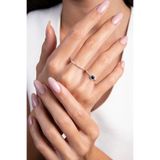 Elika Silver 925 Ayar Gümüş Minimal Burgulu İkili Yüzük Set
