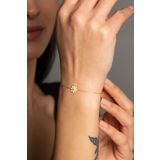 Elika Silver 925 Ayar Minimal Papatya Kadın Gümüş Bileklik