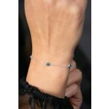 Elika Silver 925 Ayar Nazarlı Kadın Gümüş Bileklik