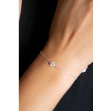 Elika Silver 925 Ayar Taşlı Zarif Model Kadın Gümüş Bileklik
