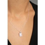 Elika Silver Kadın Minimal 925 Ayar Gümüş Kolye
