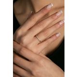 Elika Silver Kadın Sıra Taşlı Minimal Model 925 Ayar Gümüş Yüzük