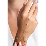 Elika Silver Renkli Zirkon Taşlı 925 Ayar Gümüş Şahmeran Bileklik
