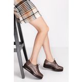 Elile Shoes Bakır Renkli Hakiki Deri Oxford Kadın Ayakkabı