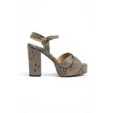 Elile Shoes Hakiki Deri 33-34-35-36-37-38-39-40-41 Numara Kadın Platform Sandalet