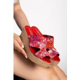 Elile Shoes Hakiki Deri 33-34-35 Numaradan 41-42-43-44-45 Numaraya Kadar Dolgu Topuk Terlik