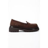 Elile Shoes Hakiki Deri 33-34-35 Numaradan 41-42-43 Numaraya Kadar Kadın Süet Ayakkabı