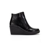 Elile Shoes Hakiki Deri 34 -35 Numaradan 41-42 Numaraya Kadar Dolgu Topuk Kadın Bot