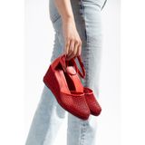 Elile Shoes Hakiki Deri Espadril 33-34- 42-43-44-45 Numara Kadın Sandalet