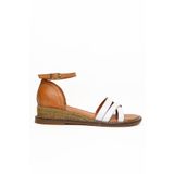 Elile Shoes Hakiki Deri Topuklu Sandalet 33-34-35-41-42-43-44 Numara