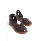 Elile Shoes Hakiki Deri Topuklu Sandalet 35-41-42-43-44 Numara