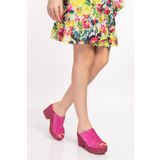 Elile Shoes Hakiki Süet Deri Topuklu Kadın Yazlık Sandalet Terlik 34-35-41-42-43-44 Numara