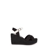 Elile Shoes Yüksek Kalite Doğal Keten Topuklu Kadın Sandalet 33-34-35-41-42-43-44 Numara