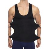 Elilom Erkek Korse Atlet - Göbek Toparlayıcı, Bel İnceltici, Dik Duruş (YUKKA) Siyah S/M