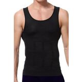 Elilom Erkek Shapewear Atlet - Göbek ve Göğüs Toparlayıcı, Dik Duruş Destekli Fit Korse Atlet Siyah XL