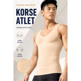 elilom Erkek Shapewear Atlet - Göbek ve Göğüs Toparlayıcı, Dik Duruş Destekli Fit Korse Atlet