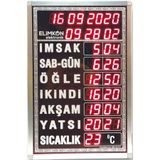 Elimkon Dijital Cami Saati – Büyük Imsakiye – Vakitmatik – Ezan Vakitlerini Gösteren Saat