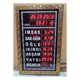 Elimkon Vakitmatik Dijital Imsakiye Ev Ofis Tipi Ezanlı Gümüş