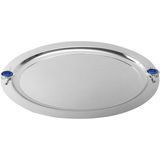 Elio Oval Gümüş Kaplama Tepsi - Standart