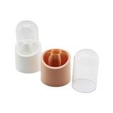 ELİS 7 BÖLMELİ KAPSÜL ORGANİZER PLASTİK HAZNE - KRİSTAL MİKA FANUS KAPAK (4490)