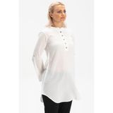 Eliş Şile Bezi Akasya Şile Bezi Yazlık Tunik, 2XL, 952.04, Beyaz, Kadın