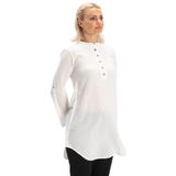 Eliş Şile Bezi Akasya Şile Bezi Yazlık Tunik, XL, 952.04, Beyaz, Kadın
