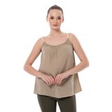 Eliş Şile Bezi Askılı Alaçatı Yazlık Müslin Bluz, 2XL, 514.05, Vizon, Kadın