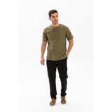 Eliş Şile Bezi Şile Bezi Cepli Yazlık Erkek Pantolon, 42, PNT.E.0001, Siyah, Unisex Yetişkin