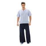 Eliş Şile Bezi Unisex Balıkçı Yazlık Pantolon Lacivert Lcvt
