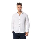 Eliş Şile Bezi Uzun Kol Müslin Yazlık Gömlek, 2XL, 572.02, Beyaz, Erkek