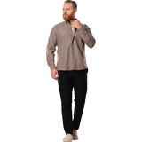 Eliş Şile Bezi Uzun Kol Oduncu Erkek Pazen Sonbahar ve Kışlık Gömlek Kahve 4039 - Açık Kahve - 2XL