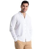 Eliş Şile Bezi Uzun Kol Poplin Akdeniz Yazlık Gömlek, 2XL, 972.03, Beyaz, Erkek