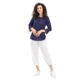 Eliş Şile Bezi Zehra Şile Bezi Yazlık Bluz, 3XL, 412.08, Mor, Kadın