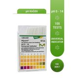 elischem Ph Kağıdı Ph 0 - 14 ph Indikatör Şeriti Evrensel Indikatör Mcolorphast™ 100 Adet/Kutu