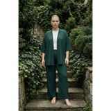 Elisho Bürümcük Kumaş Kimono Takım