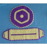 Elişi El Emeği Banyo Lif 2'li Paket Uzun En 15CM, Boy 50CM Yuvarlak En - Boy 30CM - Renkli