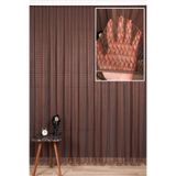 elision home Dantel Örme Tül Perde Yüksek Gramajlı, 550x250, Normal Pile, 1/2.5
