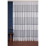 elision home Ekru Örme Enine Çizgili Tül Perde, 250x250cm, 1/3 Sık Pile, Elısıon04681