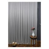 elision home Gri Grek Tül Perde Petek Zemin 300x260cm (1x2) Seyrek Pile Elısıon00101